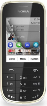 Nokia 202 White Gold