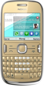 Nokia 302 Golden Light