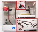 Гарнитура philips shq4017/10 стерео, джек 3,5 спортивная