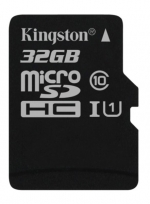 Micro SD (TransFash) 32 Gb Kingston Class 10 45Mb/S Б/Ад